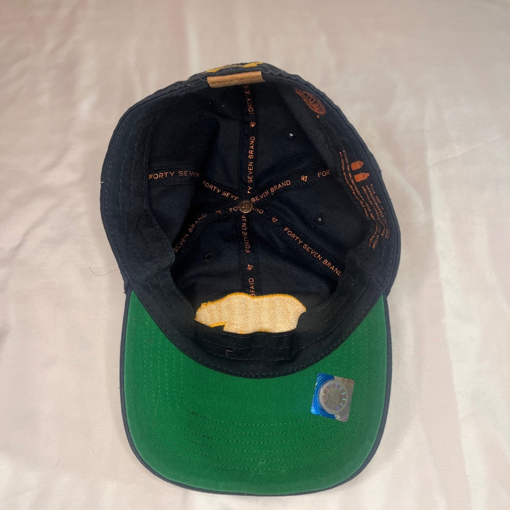 47 Brand Cal Golden Bears Hat Navy Blue Yellow Fitted Size Large UC Berkeley - Picture 8 of 9